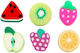Clay Craft Beads Green 6pcs 10mm