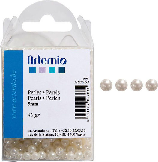 Artemio Perle & Paillette Weiß 5mm 40gr