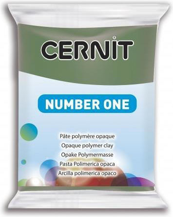 Cernit Χάντρα Χειροτεχνίας σε Πράσινο χρώμα 56gr