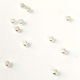 Faitakis Pack Χάντρες Χειροτεχνίας σε Ασημί χρώμα 2.5mm 2500τμχ
