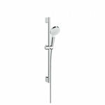 Hansgrohe Crometta Slide Bar with Showerhead and Hose and Start/Stop Button