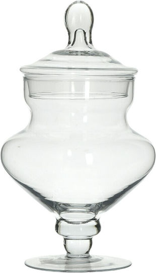 Click Vintage Φοντανιέρα Glas mit Deckel und Ständer 16x16x21cm Transparent Click Vintage Φοντανιέρα Glas mit Deckel und Ständer 16x16x21cm Transparent