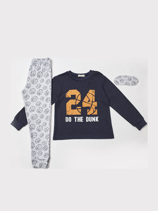 Hashtag Kids' Pajamas Winter Blue