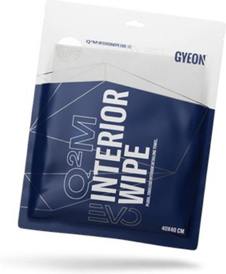 Gyeon Q2M InteriorWipe EVO Synthetic Cleaning Cloths for Interior Plastics - Dashboard of Car 40x40cm 2 Pieces