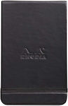 Rhodia Notebook Block 96 Sheets A6 with Dots and Elastic Black 118339