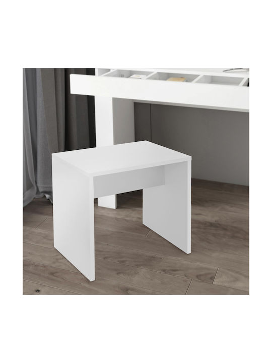 Stool For Living Room White 40x36x41cm