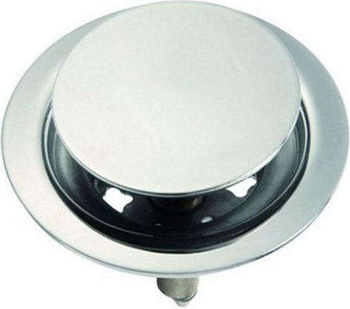 PoolStar Pop Up Stainless Steel Rack Floor with Diameter 100mm Silver