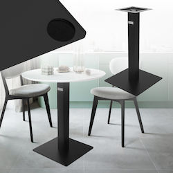 ML-Design Table Stand Metallic Black 43x72cm ML-Design Table Stand Metallic Black 43x72cm