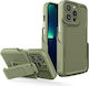 Shockproof Back Cover Silicone / Plastic Khaki (iPhone 14 Plus)