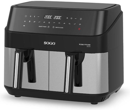 Sogo Air Fryer 9lt Ασημί FRE-SS-10845