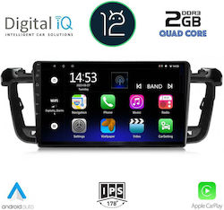 Digital IQ Car-Audiosystem für Peugeot 508 2010-2016 (Bluetooth/USB/WiFi/GPS/Apple-Carplay) mit Touchscreen 9"