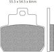 Motorcycle Brake Pads for Piaggio MP3 / X8 / X9
