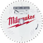 Milwaukee Cutting Disc Metal Hole Diameter 165mm 1pcs