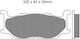 Motorcycle Brake Pads for Yamaha XJ