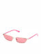 Guess Women's Sunglasses with Gold Metal Frame and Pink Lens GU8285 32S