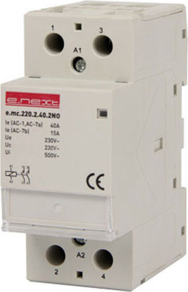 Redled Ρελέ Ράγας Ισχύος 40A Διπολικό με Τάση 230V