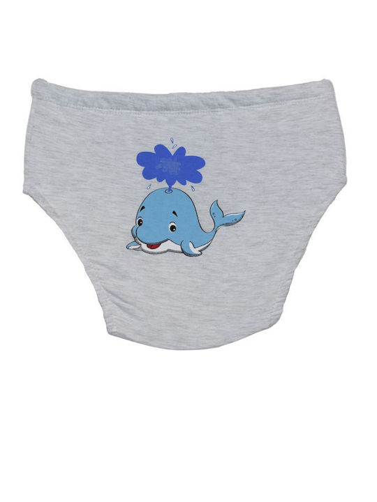 Poopes Kids Panties Gray 1pcs