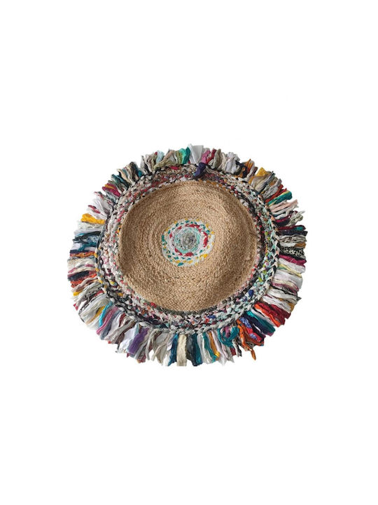 Atmosphera Rug Rectangular Summer from Jute Multicolour