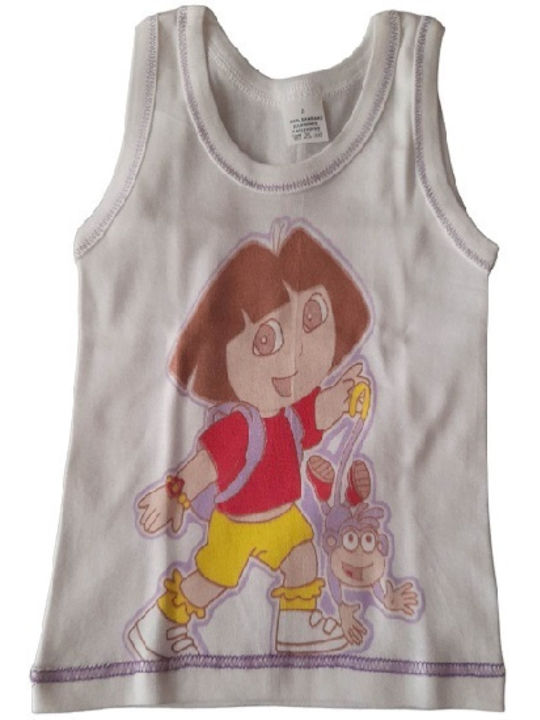 Bozer Kinder-Unterhemd Tank-Top Weiß