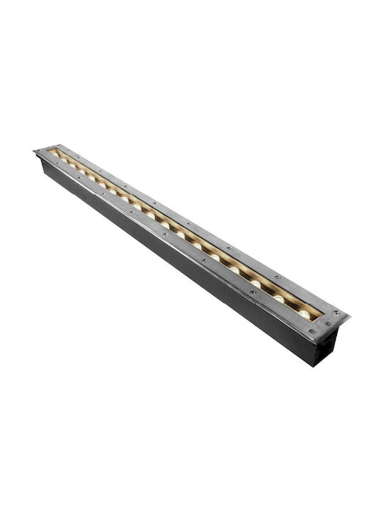 Geyer Εξωτερικό Φωτιστικό LED Wall Washer 36W με Θερμό Λευκό Φως IP65 Γκρι