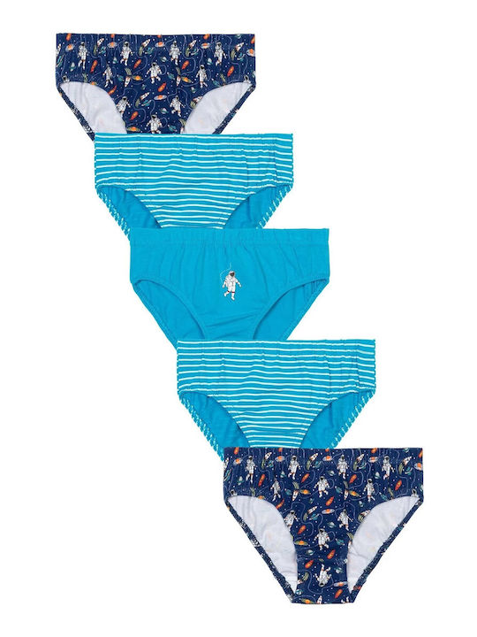 Minoti Kids Set with Briefs Blue 5pcs