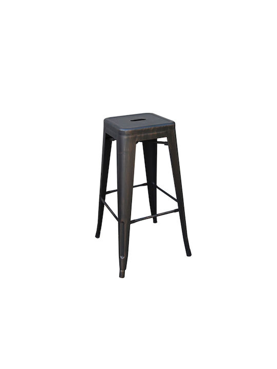 Relix Metallic Garden for Bar Stool Black 43x43...