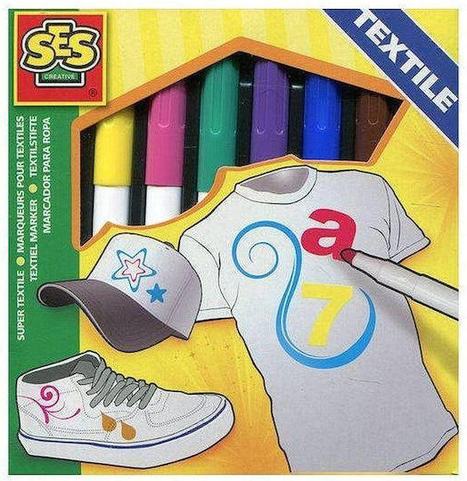 Ses Creative Μαρκαδόροι Ζωγραφικής Χονδροί Σετ 8 χρώματα
