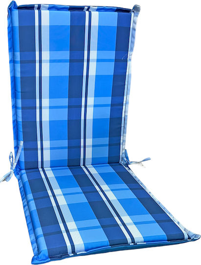 Mega Bazaar Gartenstuhlkissen Blau 45x95cm Mega Bazaar Gartenstuhlkissen Blau 45x95cm