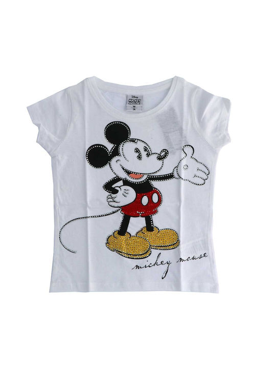 Disney Παιδικό T-shirt Λευκό