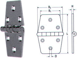 A4 Stainless Steel Cabinet Hinge