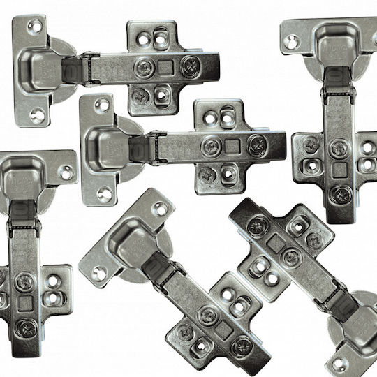 MotionPro Scharnier Kabinett mit Bremse Metallisch 100Stück 02-01-0352-100