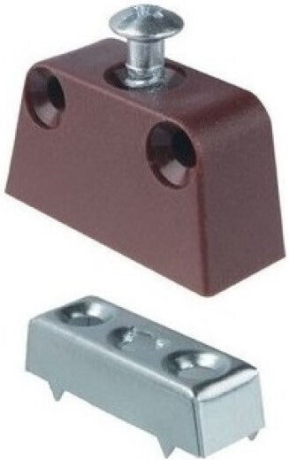 Hafele Φεράμι Επίπλου από Πλαστικό Λευκό 234-262#61#700