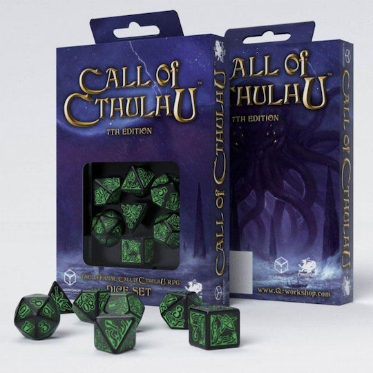Q Workshop Call of Cthulhu Dice 7τμχ