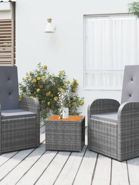 Living Room Set for Small Outdoor Spaces 3 Piec...