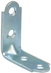 Vermetal Eckregal Verzinkt in Silber Farbe 30x30mm 200Stück 01-1001-Π
