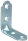 Vermetal Γωνία Ραφιού Γαλβανιζέ σε Ασημί Χρώμα 30x30mm 200τμχ 01-1001-Π