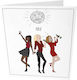Greeting Card 14.5x9cm in White Color