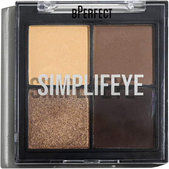 BPerfect Cosmetics Simplifeye Paletă cu Farduri de Pleoape Formă Solidă Necesități nud 14gr