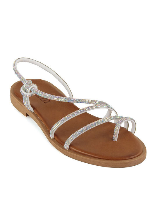 Hera Sandals Leather Women's Flat Sandals in Si...