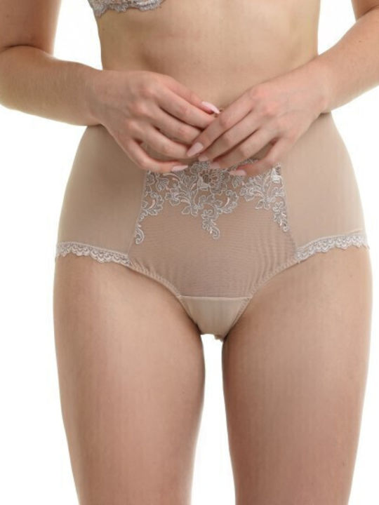 Hochtailliert Damen Boxer mit Spitze Rosa