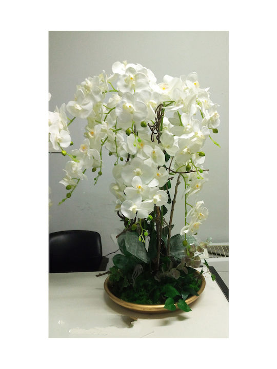 Dekorative Künstliche Pflanze Orchidee 80cm 1Stück