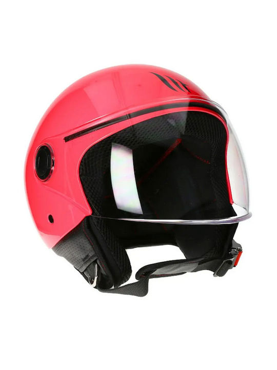 MT Street Jet Helmet 950gr Gloss Pink 98001
