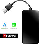 Kirosiwa Car Carplay Adapter Universal and Android Auto