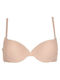 Bra with Light Padding Underwire Beige