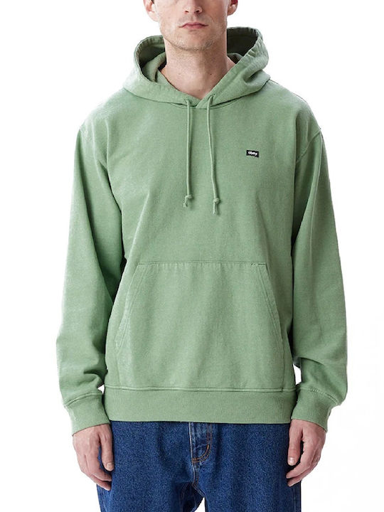 Timeless Sweatshirt With Green Hood