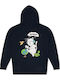 Sweatshirt mit Kapuze Schwarz