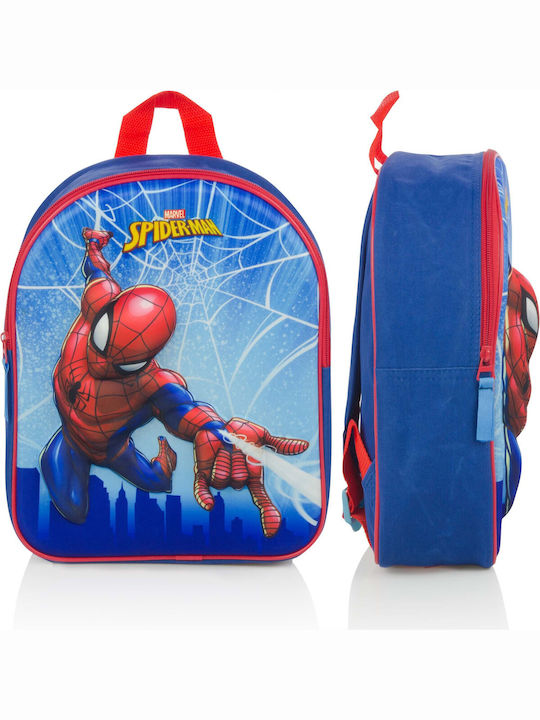 Marvel Spiderman School Bag Backpack Kindergarten Blue