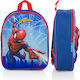 Marvel Spiderman School Bag Backpack Kindergarten Blue
