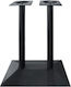 Avant Garde Bar Table Base made of Cast Iron in Black Color 40x70x108cm 2pcs