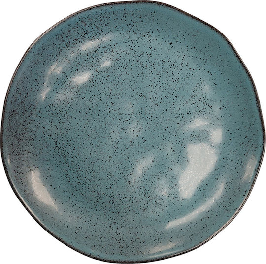 Horecabar Plate Shallow Ceramic Blue with Diameter 27cm Horecabar Plate Shallow Ceramic Blue with Diameter 27cm